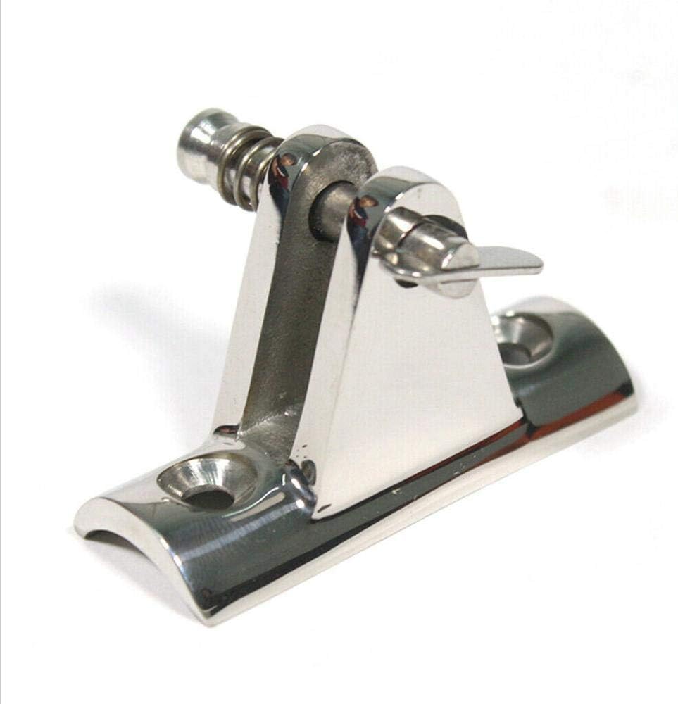 Deck Hinge Boat Bimini Top Fitting 90 Degree Pin Stainless Steel Hot Accessories Marine with Quick Release pins — image 3