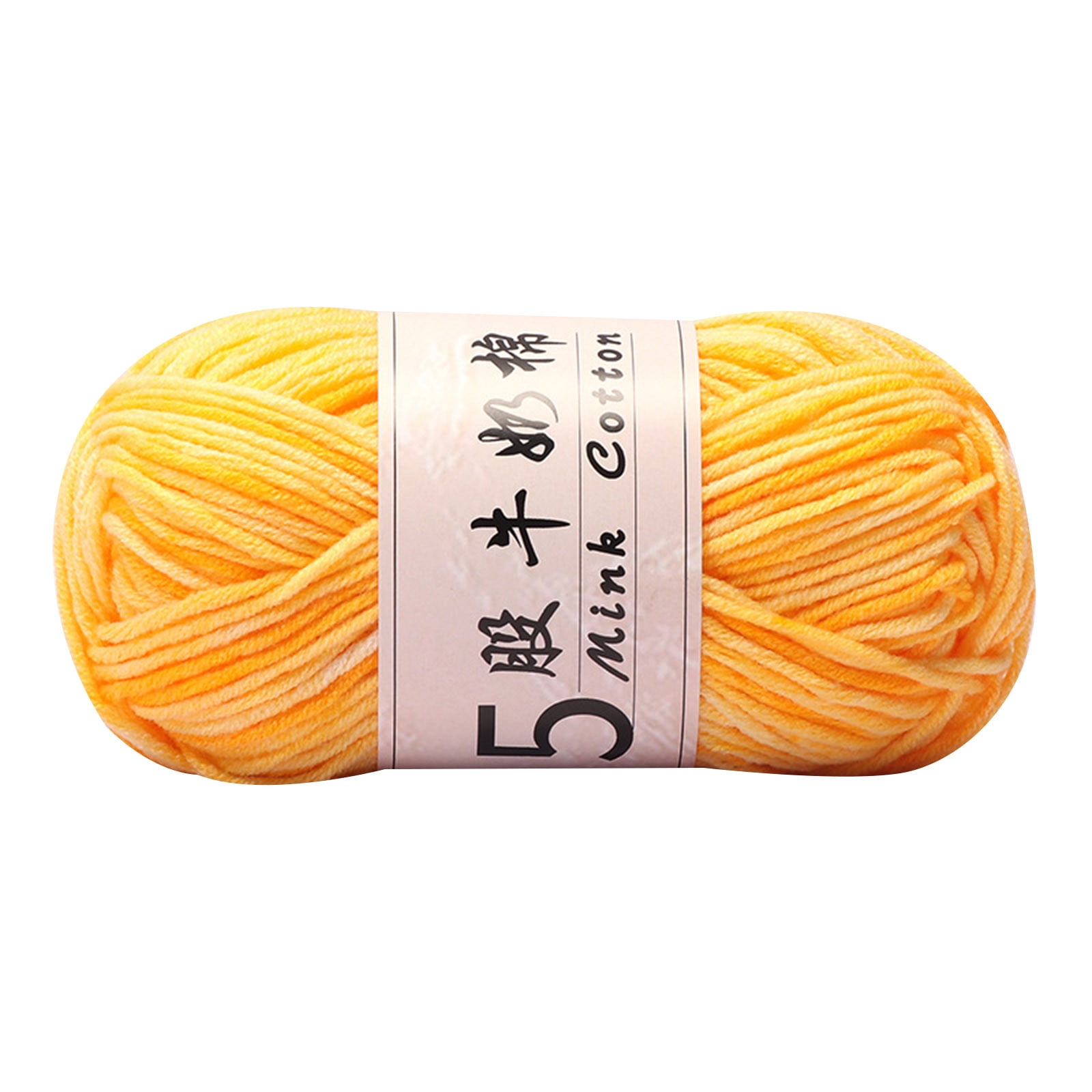 Cotton Yarn -Multi Colored Yarn Rainbows Crochet Yarn 50g/2.5oz,295 Yards,5 Strands,Lightweight Yarn For Crochet,Knitting and Crafts,24 Colors Color - 2 — image 2