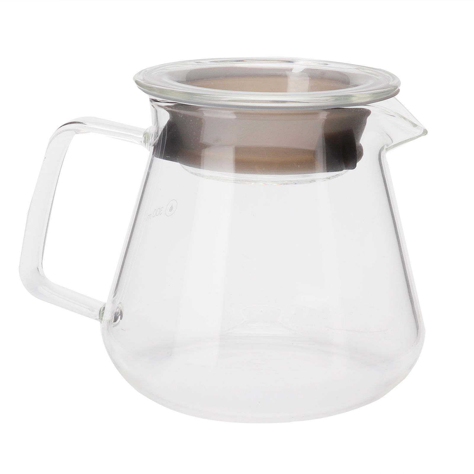 Glass Pour Over Coffee Maker Coffee Pot Kettle for Home Office Cafe Shop Supplies300ml — image 2