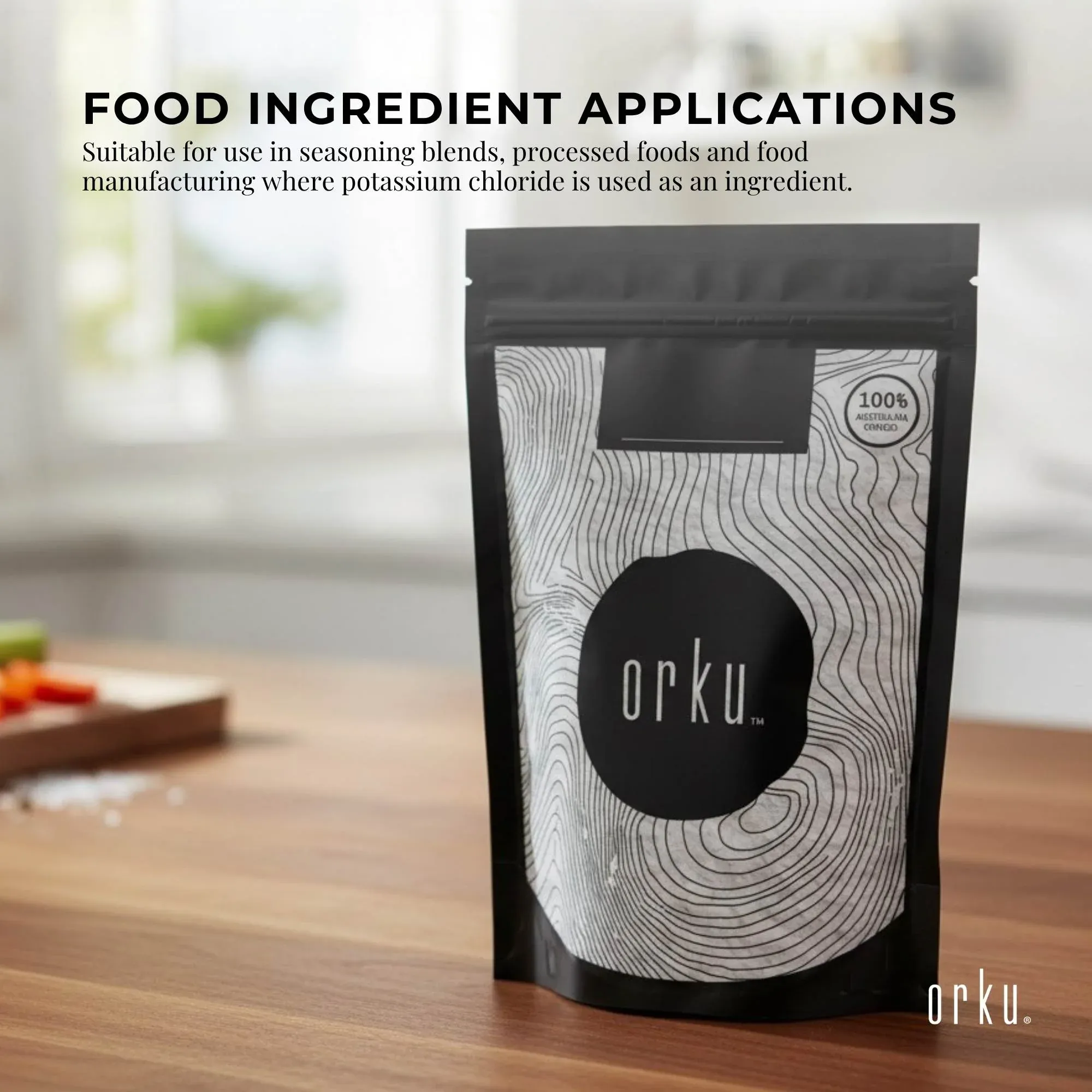 Orku 2Kg Potassium Chloride Powder (KCl) - Food Grade E508 Salt Substitute โ image 5