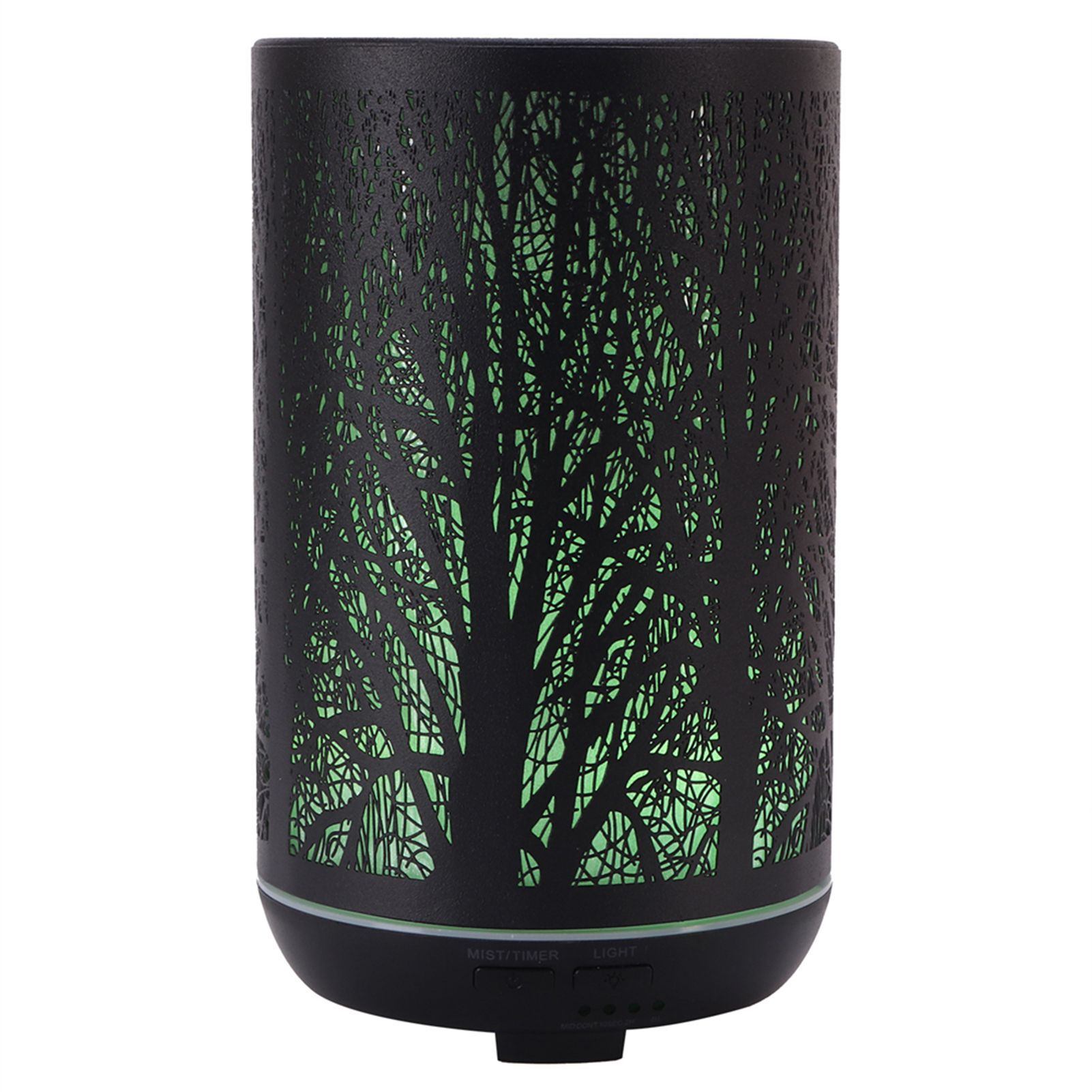 300ml Air Humidifier 2 in 1 Ambient Night Light Aroma Aromatherapy Diffuser Black 100‑240VAU Plug — image 5