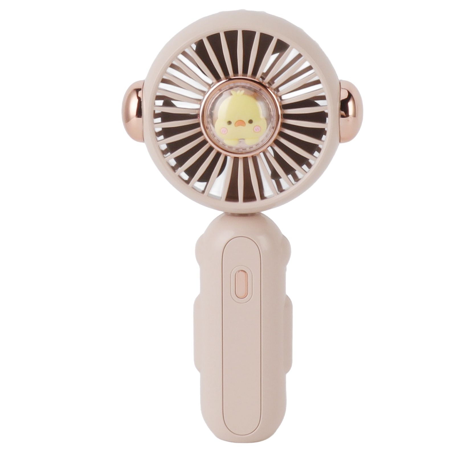 Foldable Mini Fan Cute Lightweight 900mAh Adjustable Low Noise Handheld Fan for Summer Pink โ image 2