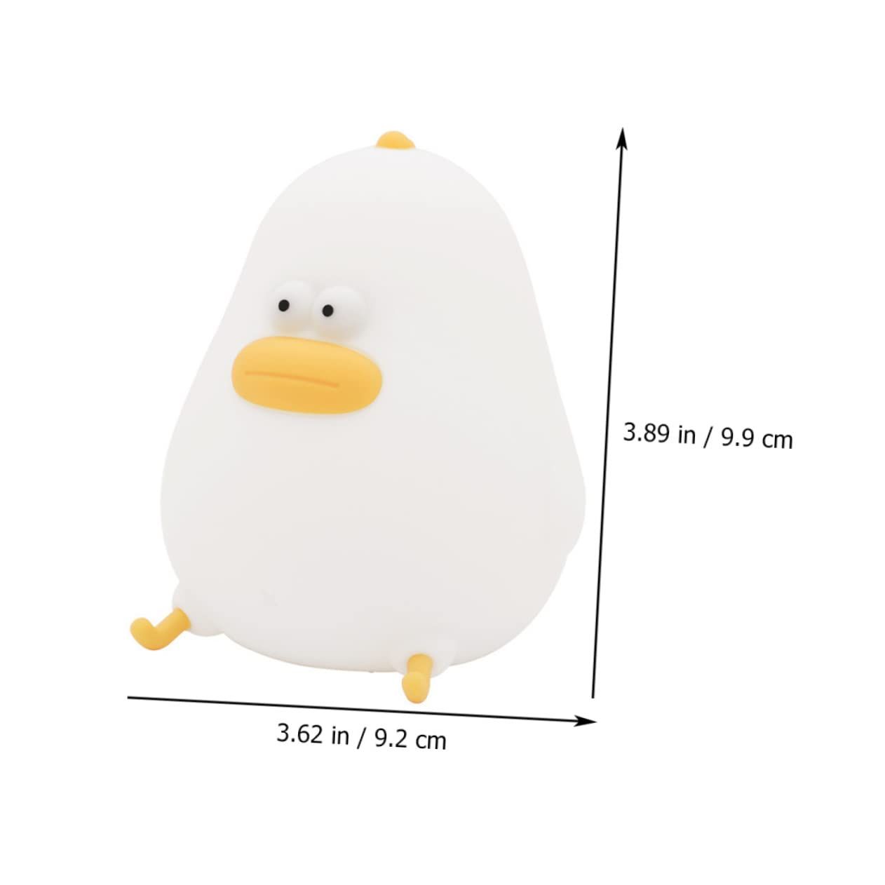 Fat Chicken Silicone Lamp Nightlight Night Light Toilet Seat Covers Chick Light Kids Table Lamp Baby Silicone Light Nursery Lamp โ image 3