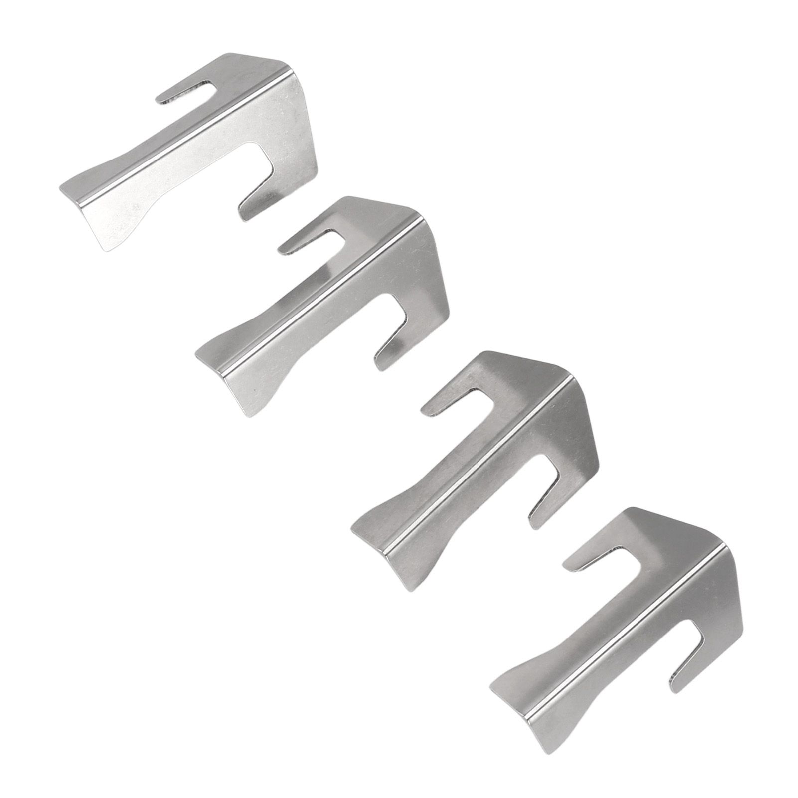 4 PCS Grill Heat Plate Spacers Easy To Install Rustproof Universal Stainless Steel Grill Flame Tamers Burner Covers — image 4