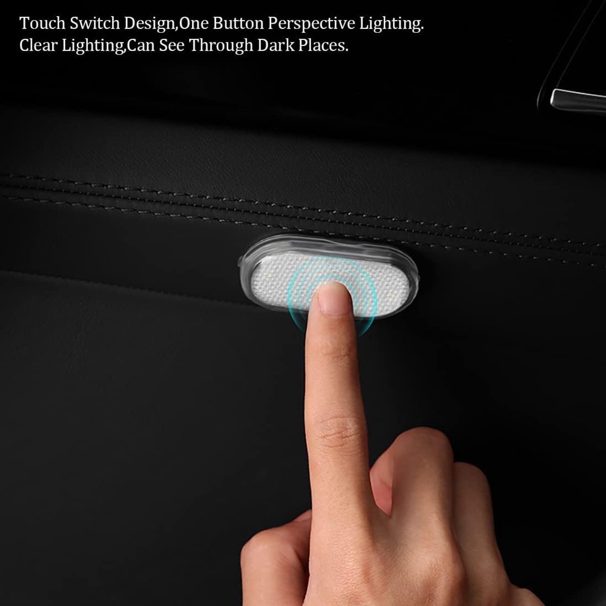 LED Car Lights - 4 Pack - LED Interior Car Lights - 7 Color Ambient Car Lights - USB Rechargeable Car Reading Lights - Portable โ image 3