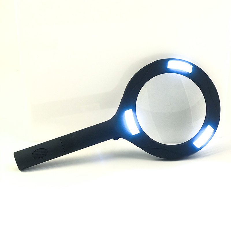 Brillar Light Up Magnifying Glass with COB LED Technology-Black/Navy โ image 5
