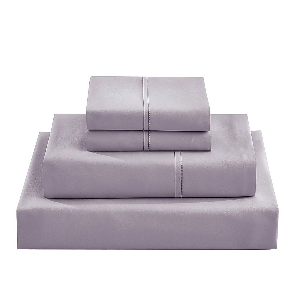 King Bed Sheet Set – 1800 Series Microfiber, Deep Pocket, Soft & Breathable, Grey — image 6