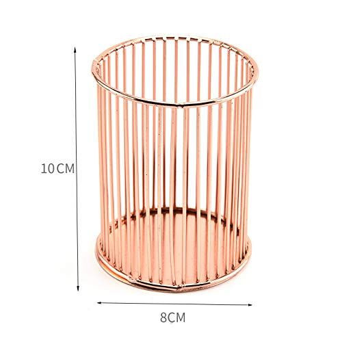 Pen Holder, Wire Metal Pencil Holder, Decorative Desk Storage Organizer Container for Stationery and Desk Accessories โ image 2