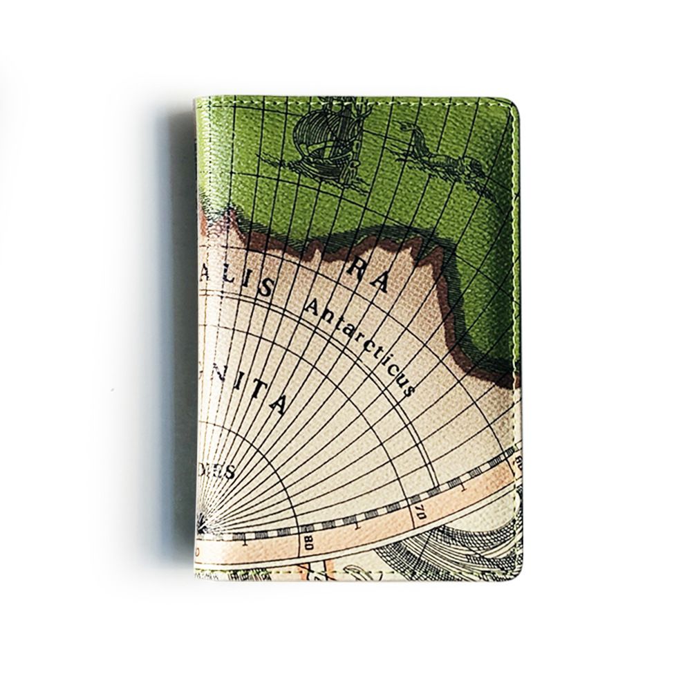 World Map 3D Passport Holder Cover Case PU -Leather Credit Cards Protection Covers for Travel(4 pcs) — image 2