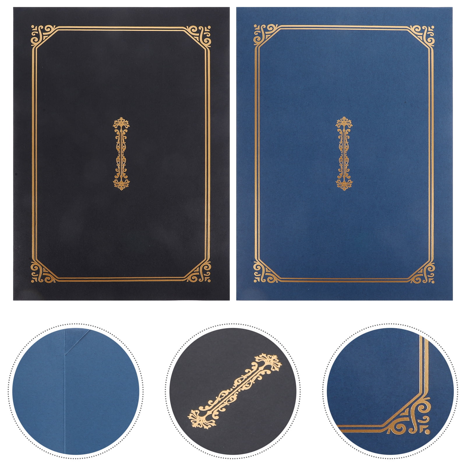 Compact Green Certificate Holders for Document Protection 4Pcs โ image 3