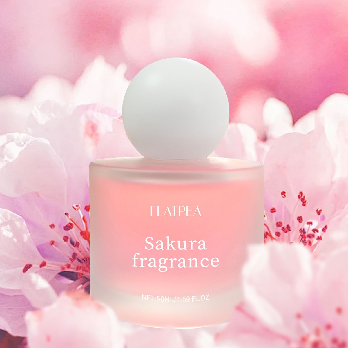 Hot-selling Cherry Blossom Women's Perfume Spray Natural Freshness Long-lasting Fragrance No Alcohol 50ml โ image 6
