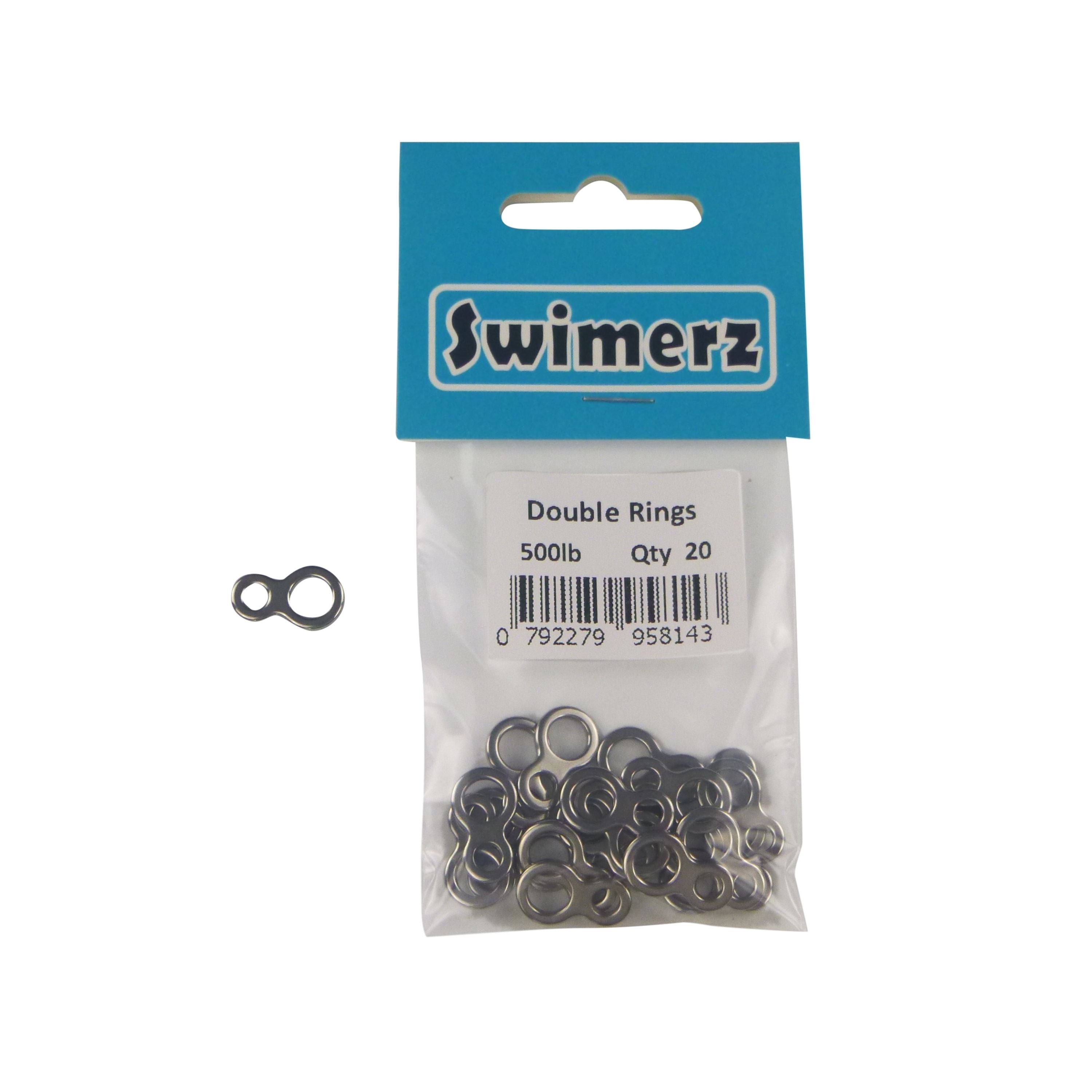 Swimerz 225kg Solid Double Rings, 17mm, 20 pack โ image 3