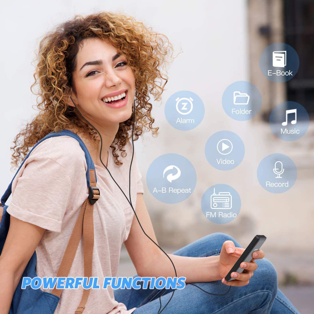 Portable Digital Music Player - Bluetooth 5.4, Hi-Fi Lossless Sound, 8GB Built-in & Expandable Storage(black 8GB) โ image 6