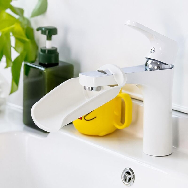 3 Pcs Rallonges of Faucet in Plastic for Enfants White, Rallonges of Faucet for the Lavage of Mains of Enfants and of Bebes — image 2