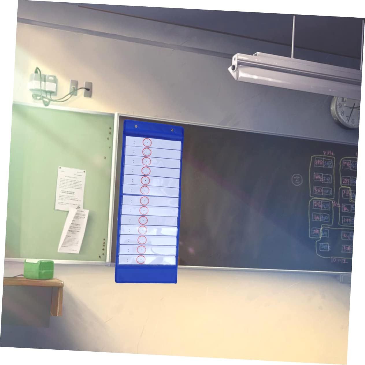 Schedule Pocket Transparent Timetable Hanging Bag Accessories Schedules Teaching aids Auxiliary Tool Work Time Schedule โ image 5