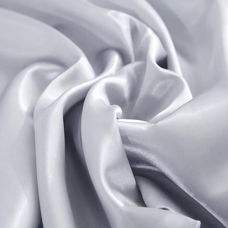 Satin pillowcase 2-pack light gray, 50 × 66cm — image 4