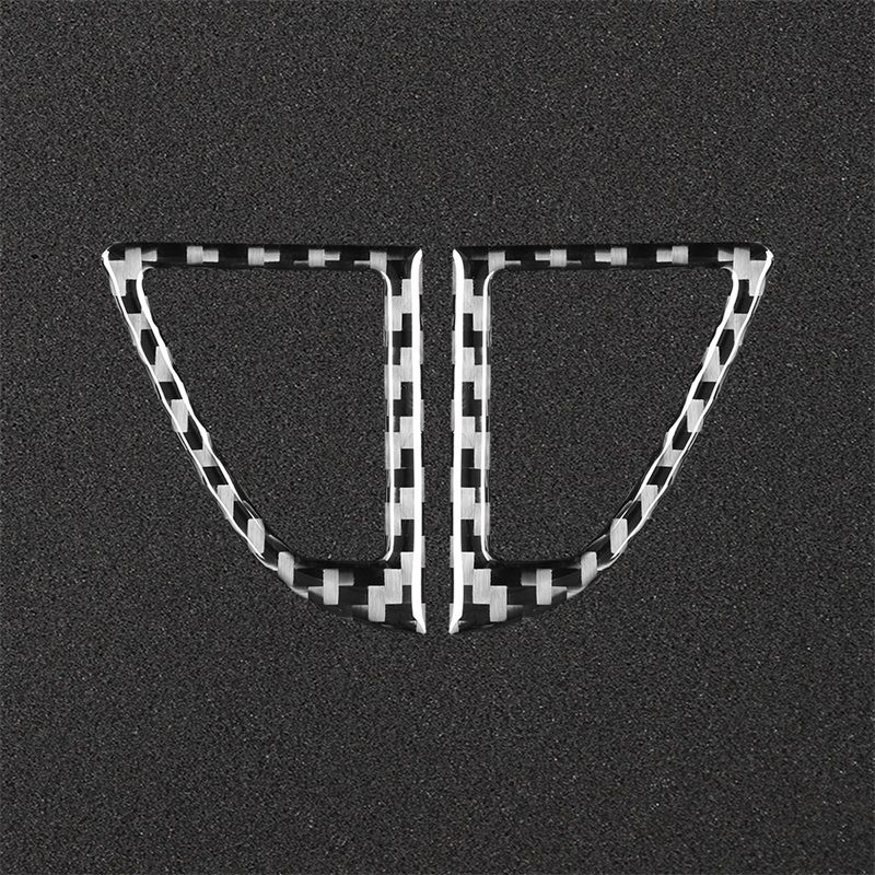 Car Carbon Fiber Center Console Decals Air Conditioner Outlet Cover Sticker Fit for Interior Accessories Stickers — image 2