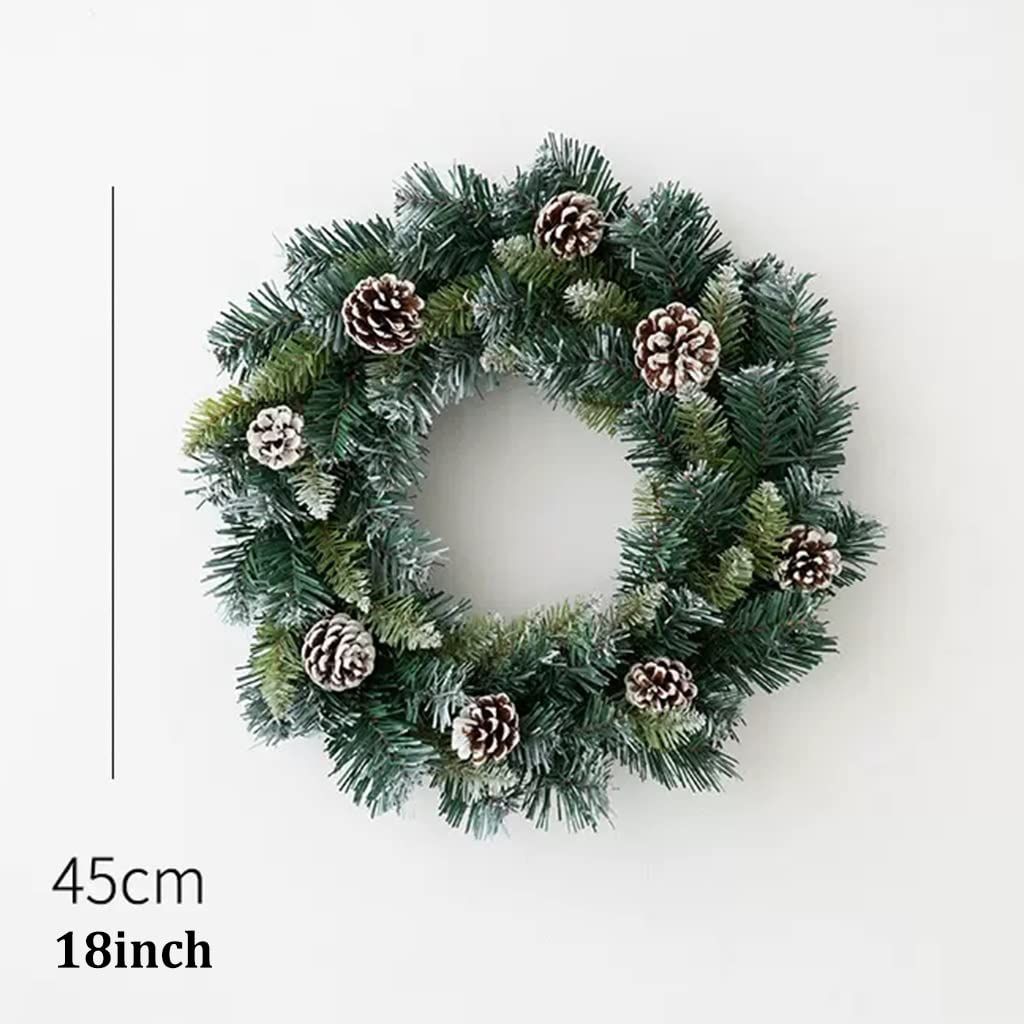 Christmas Garland Decor, Artificial Christmas Wreaths for Front Door, Christmas Window Garland Door Decorations Winter Ornaments โ image 3