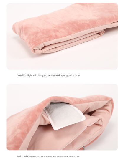 Beige USB Electric Heated Scarf - Portable Puffer Neck Warmer with 3-Level Heat Control for Winter — image 6