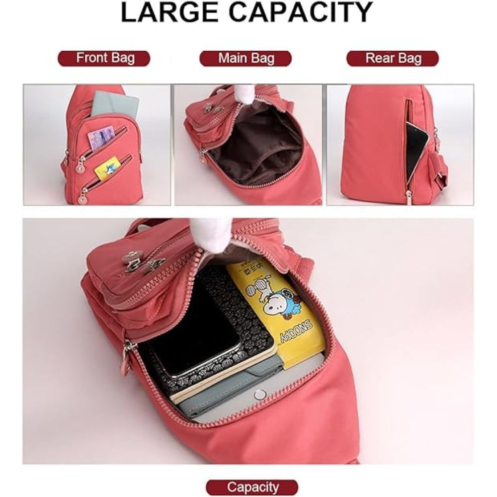 Fanny Packs for Women Cross Body, Sling Bag for Women Crossbody Purse，water resistant nylon, lightweight and waterproof — image 3