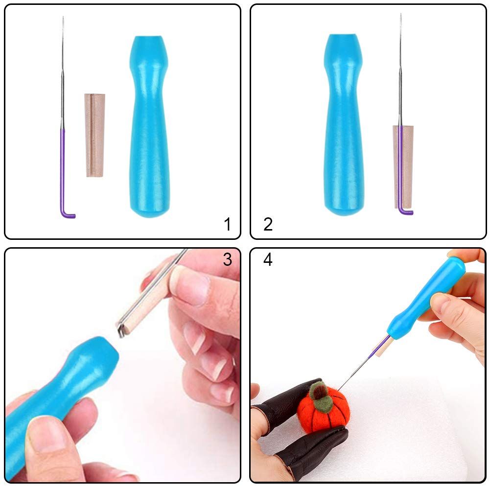 Needle Felting Kit, Complete Needle Felting Tools and Supplies, Beginner Kits, Animals Wool Felting Kits for DIY Felting Starters โ image 4