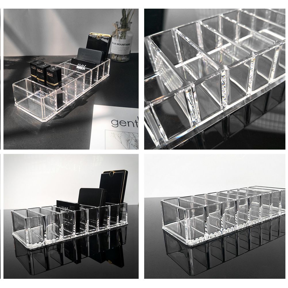 8 Slots Cosmetic Organizer Powder Storage Box Household Women Makeup Tool Case Cosmetic Storage Container โ image 3