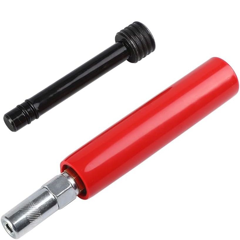 Grease Fitting Cleaning Tool -Grease Zerk Cleaner, Zerk Fitting Cleaning Tool, Remove Old Dried Grease from Fittings, Pins, Shafts, Bushings, and Joints (Red)