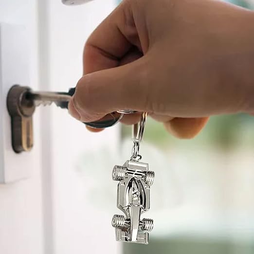 Silver racing keychain for Father's Day, birthday, 1 sport F1 keychain, keychain accessories Formula 1 gift for boys or men — image 5