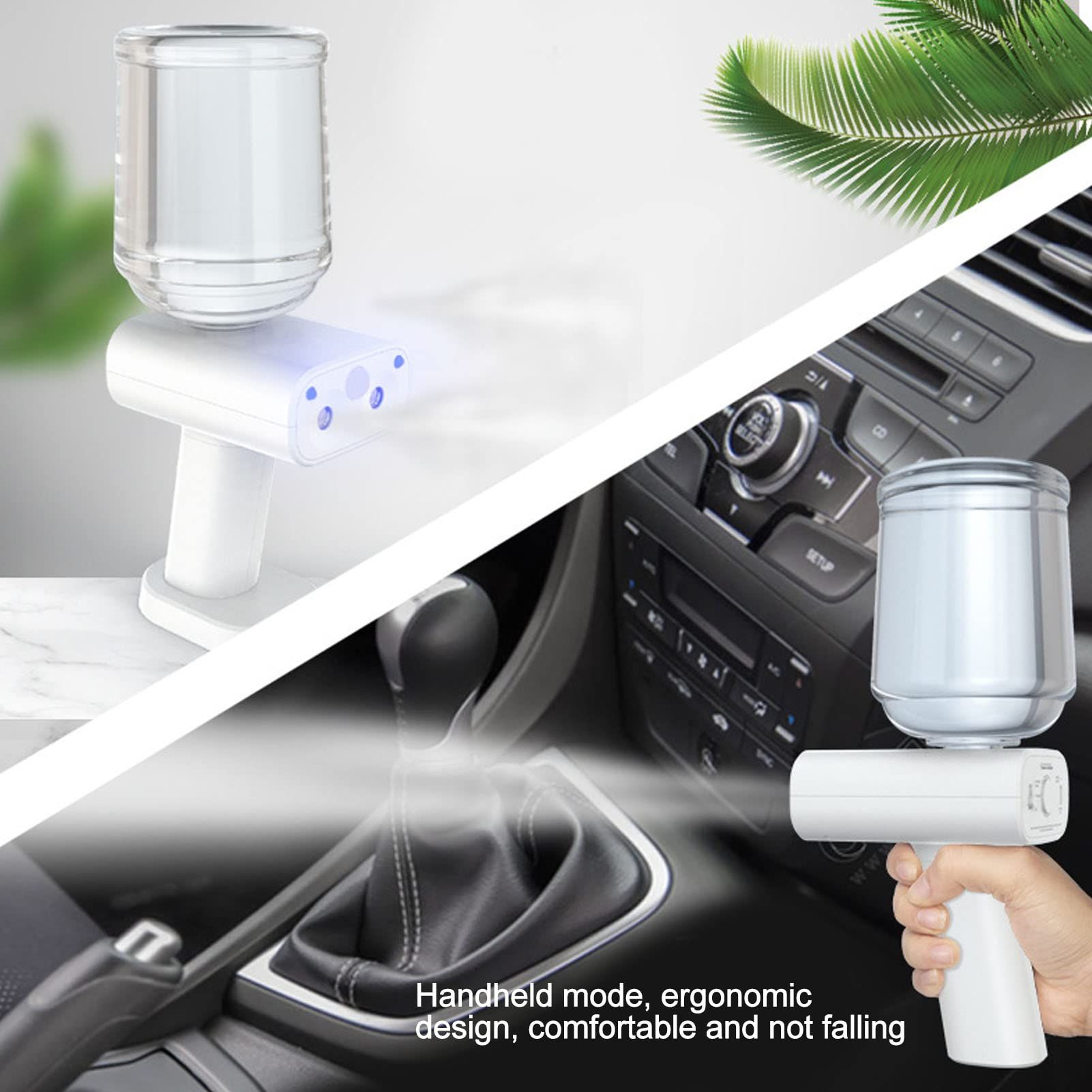 Handheld Fogger, Rechargeable Humidifie Machine Human Body Sensing Atomizing Sprayer Handheld Fogger for Home Office School Hotel โ image 5