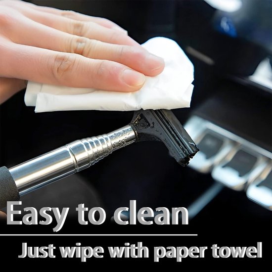 Rearview Mirror Wiper Blades - 2-Piece Set - Telescopic Rearview Mirror Wiper Blades - Portable Wiper Blades - Telescopic up to 98cm - Portable Cleaning Tool — image 4