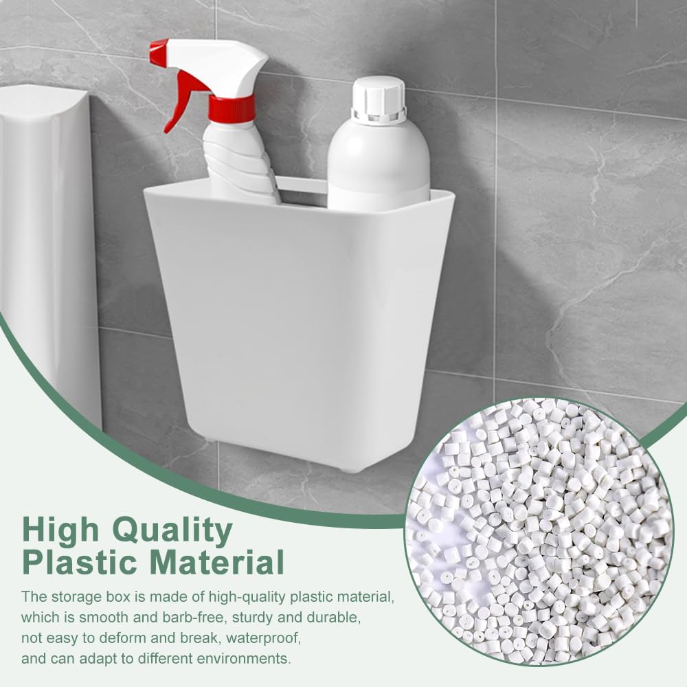 CARLA HOME 4-Pack Self-Adhesive Wall Storage Box for Cabinet Doors, Kitchen, Bathroom & Office — image 4
