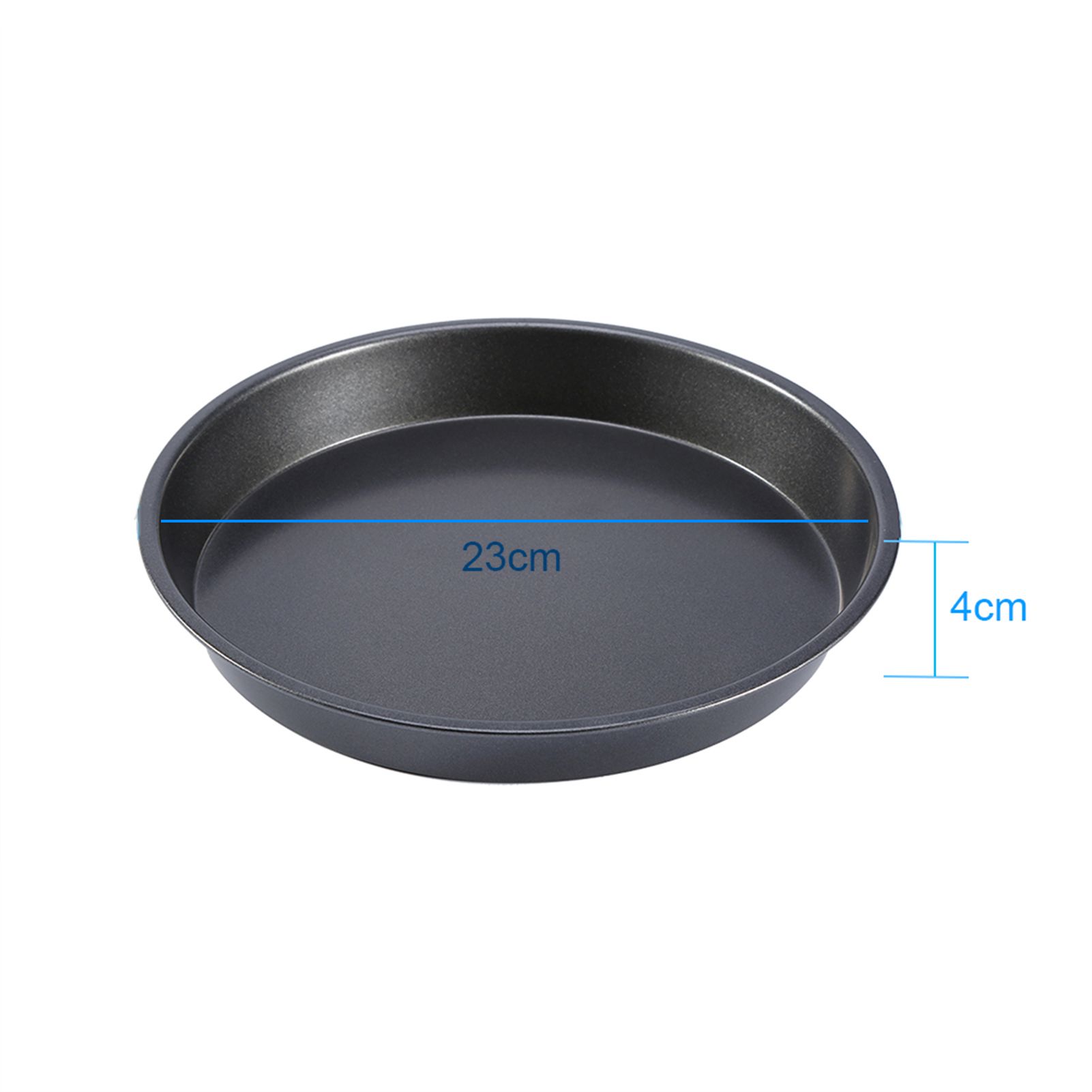 9 Inch Carbon Steel Nonstick Round Pizza Pan Microwave Oven Baking Dishes Pans Pie Tray Baking — image 2