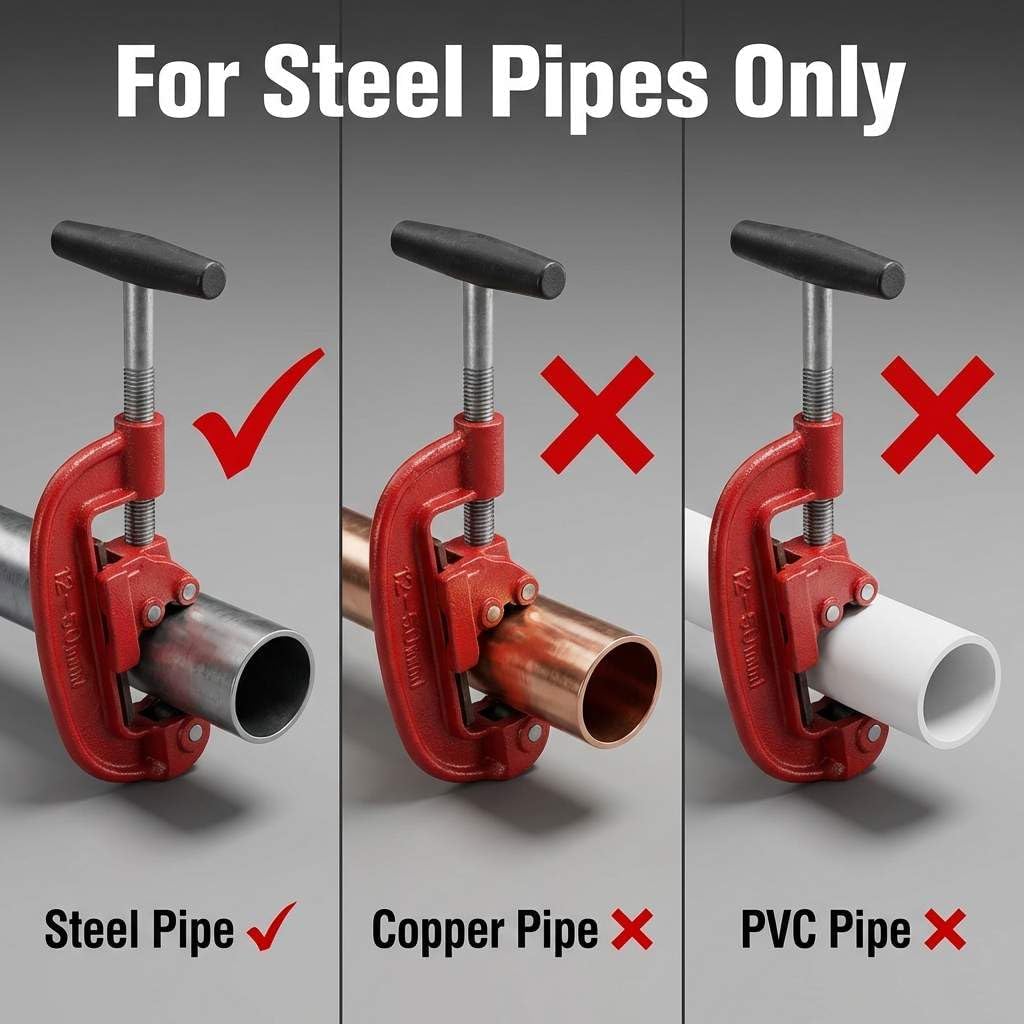 Heavy Duty Pipe Cutter, 1/8-inch to 2-inch Steel Pipe Cutter — image 4