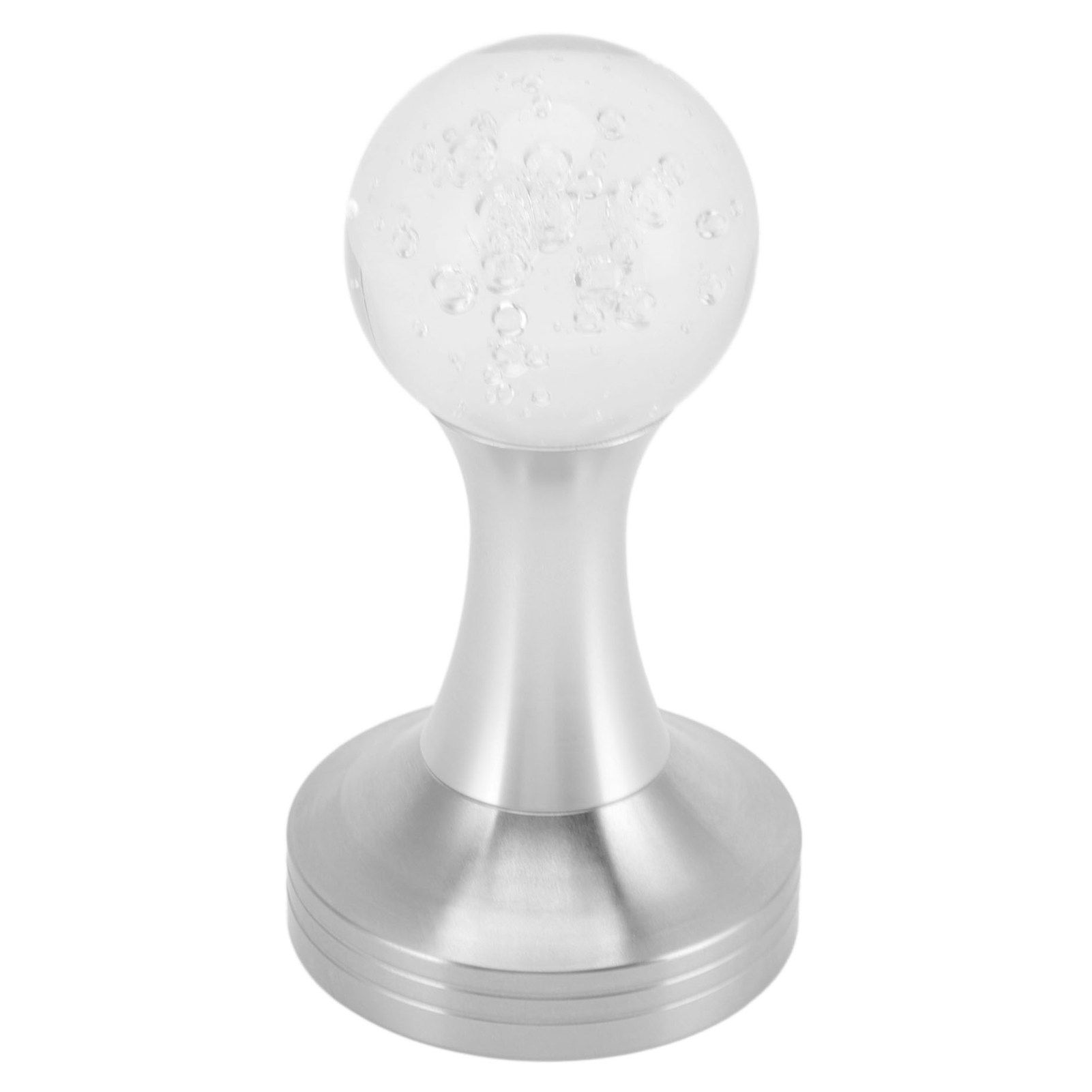 Crystal Ball Coffee Powder Tamper Stainless Steel Base Coffee Press Hammer for Kitchen Cafe Silver Pillar 58mm / 2.3in โ image 3