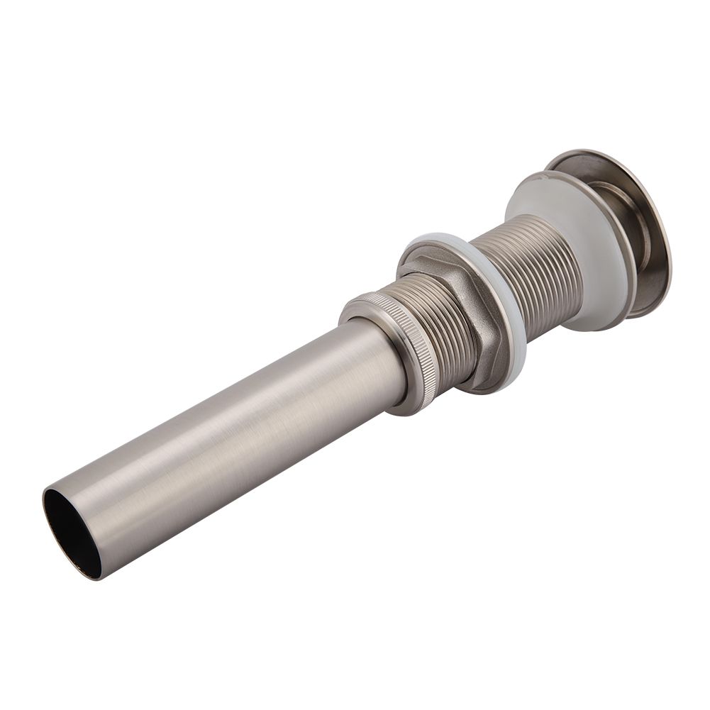 G1 1/4" Brass Bathroom Basin Sink Pop Up Drain Assembly NOn Overflow (Nickel Plated Wire) โ image 4