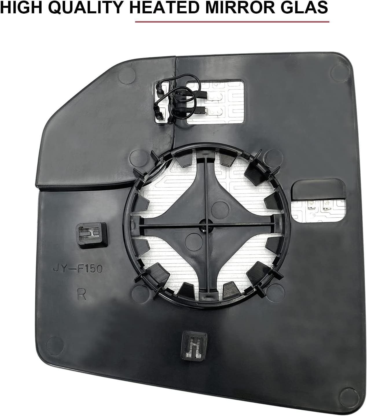Ford F150 Right Side Heated Blind Spot Mirror - Convex Glass with Rear Holder FL3Z17K707A Passenger Side (Right) โ image 2