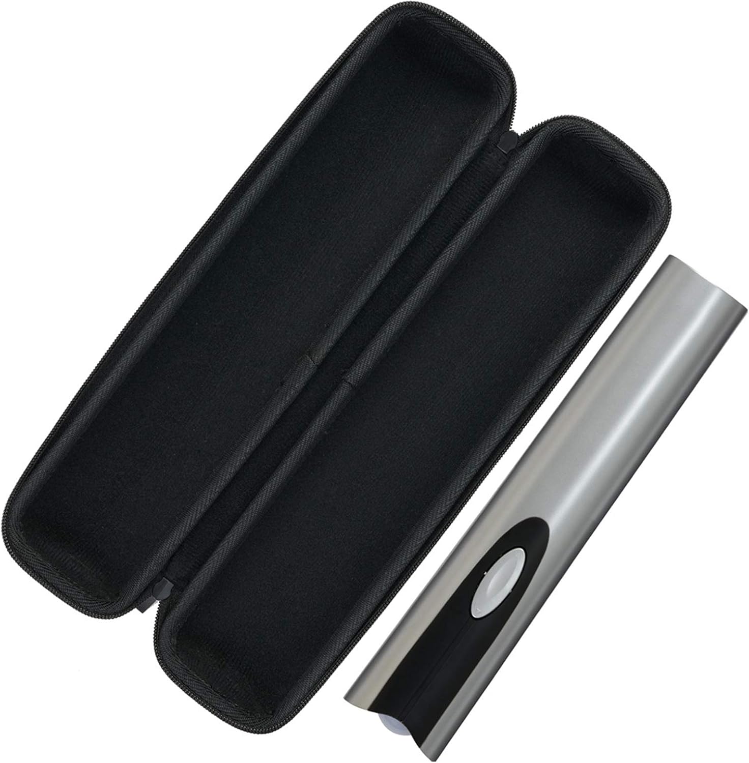Portable EVA Bottle Opener Storage Case with Oxford Cloth Cover, Compact Holder for Electric Openers, Black, 31 × 7 × 7cm