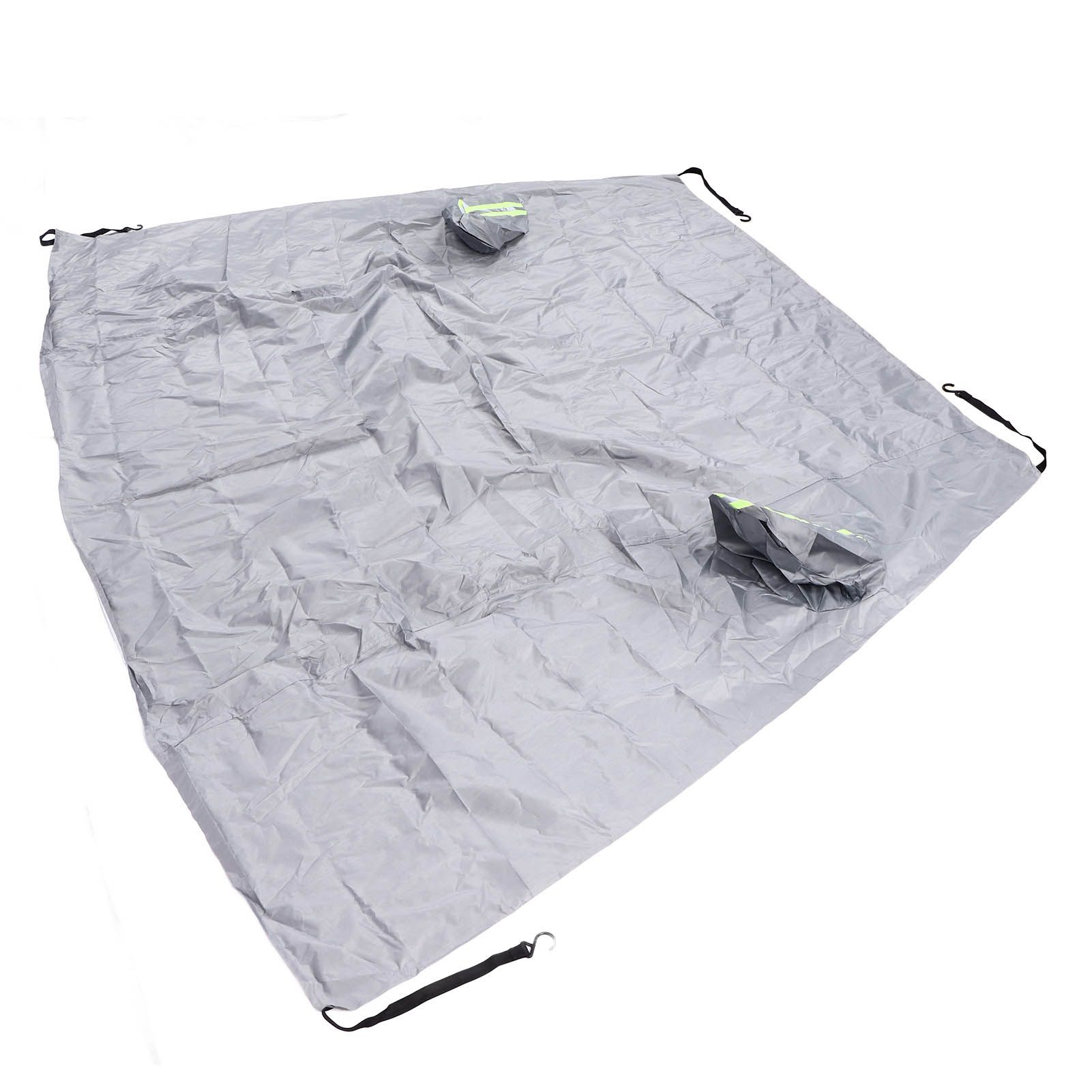 Windshield Cover Waterproof Snowproof Large Coverage Area Universal Windshield Protector with Reflective StripsGrey โ image 2