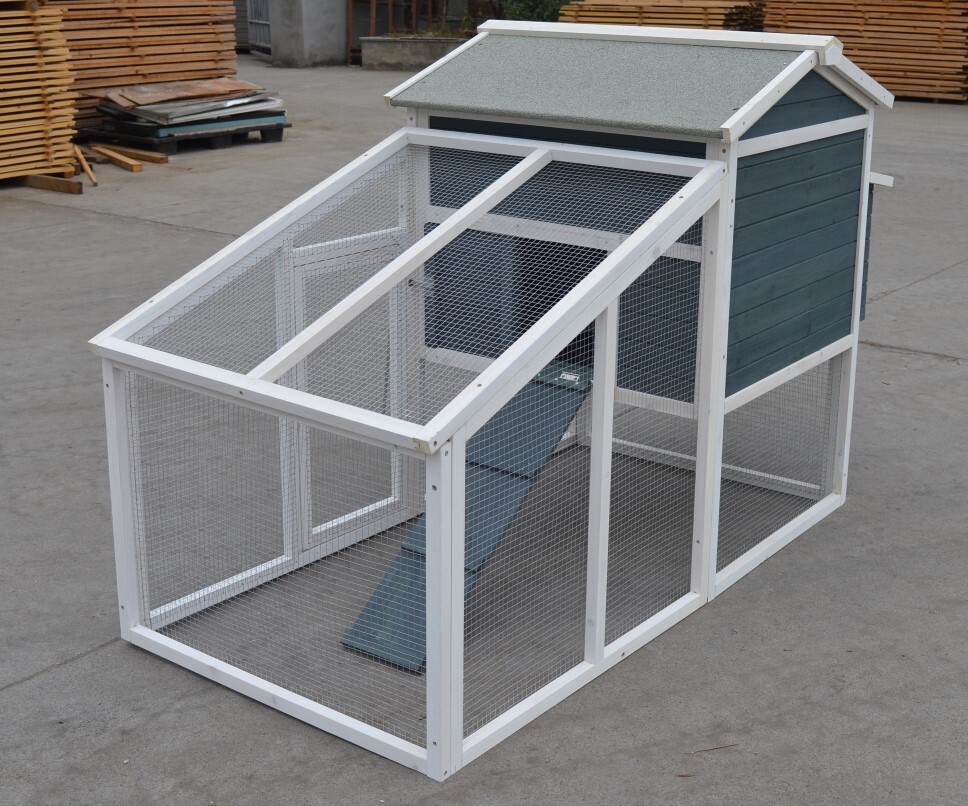 YES4PETS Large Chicken Coop Rabbit Guinea Pig Hutch Ferret House Chook Hen House Run — image 2