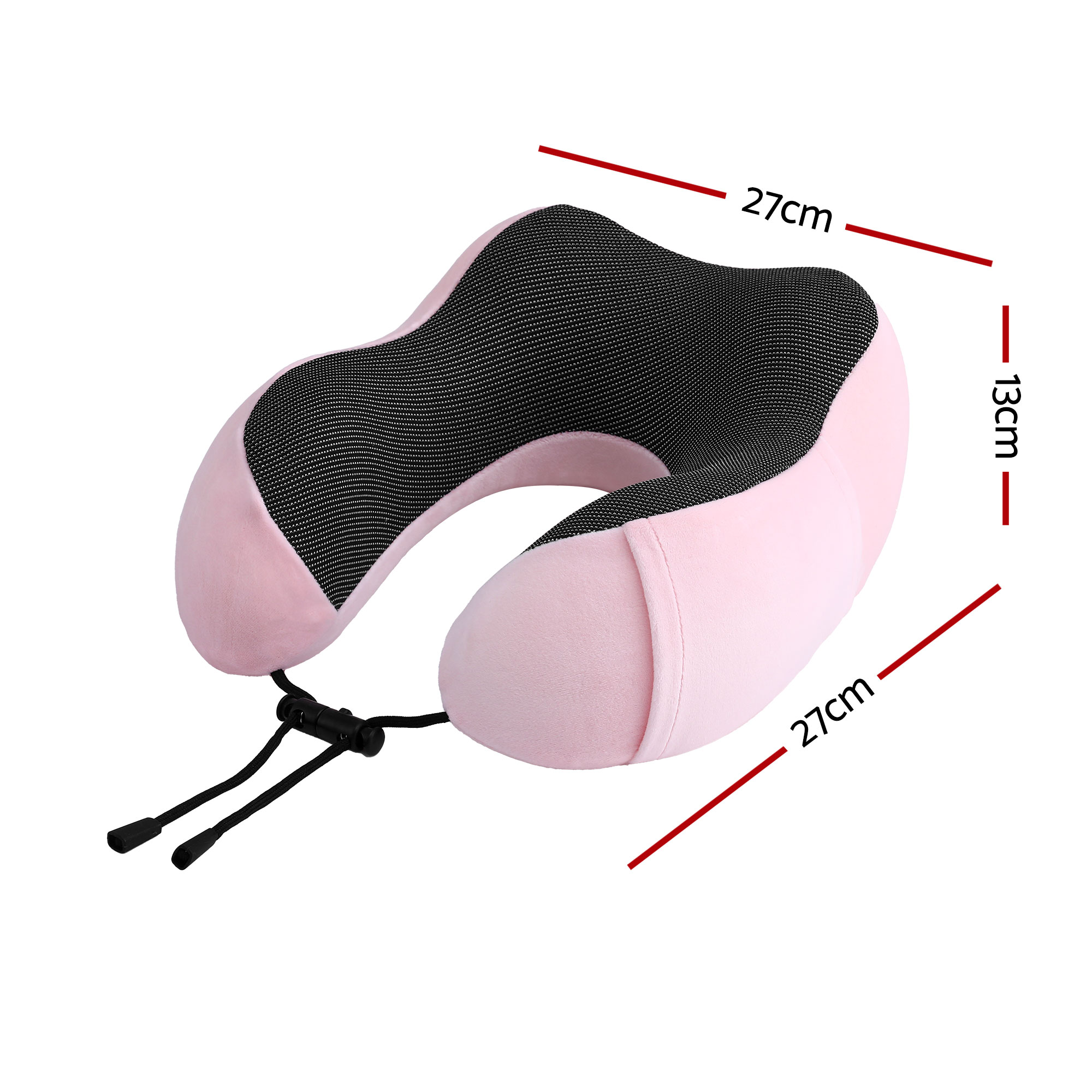 Wanderlite Travel Pillow for Airplanes Memory Foam Neck Pillows for Traveling, Soft & Washable Cover with Storage Bag, Portable Plane Accessories for — image 2