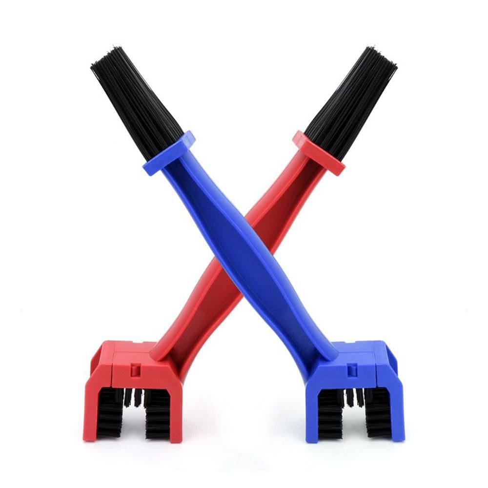 2 Pcs Dual Head Bike Chain Cleaning Brush Set for Bicycle Motorcycle Chain Cleaner โ image 2