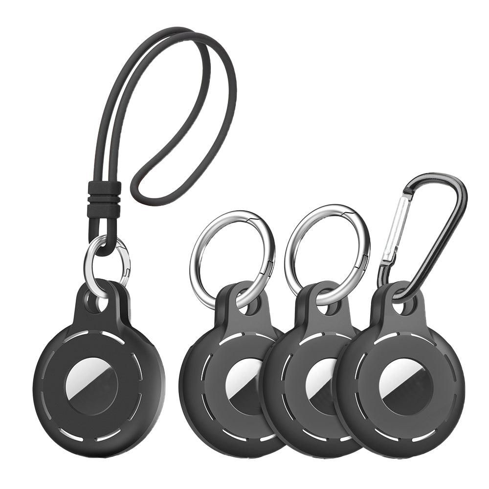4Pcs For Apple Airtag Case Cover Anti-lost Keychain Ring Protective Case Style 1 — image 5