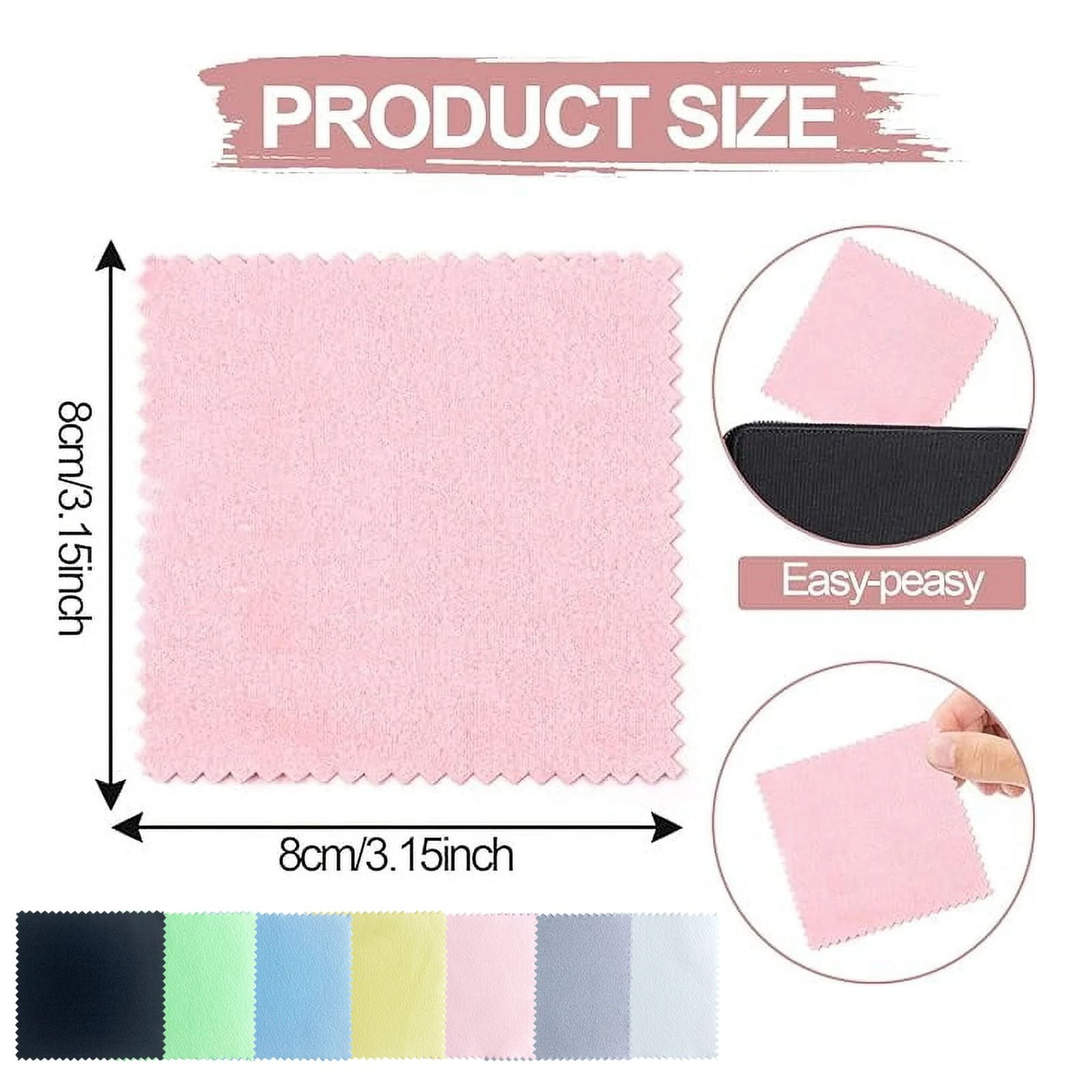 Polishing Cloths Pack for Silver Gold Brass and Copper Jewellery Polishing Cloths to Keep The of Your Jewellery- One Size H — image 3
