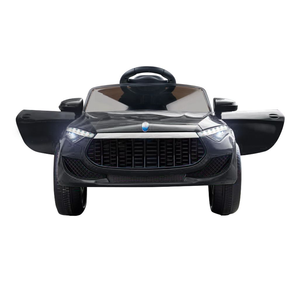 Rigo Kids Electric Ride On Car Toys Cars Horn Music Remote Control 12V Black โ image 3