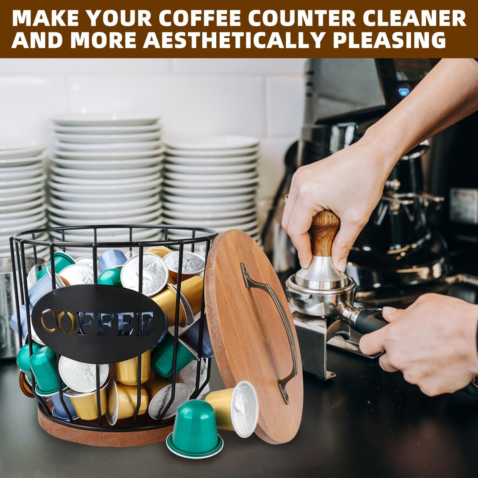 Large Coffee Filter Holder With Lid — image 3