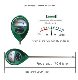 2 Pcs (1 Green + 1 Black) Soil Moisture Meter - Accurate Plant Water Monitor for Garden & Potted Plants, No Batteries Needed — image 4