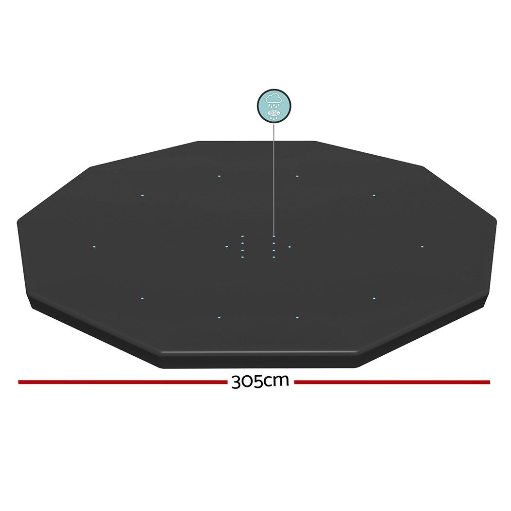Bestway Pool Cover Fits 3.05m Round Above Ground Swimming Pool PVC Blanket โ image 2
