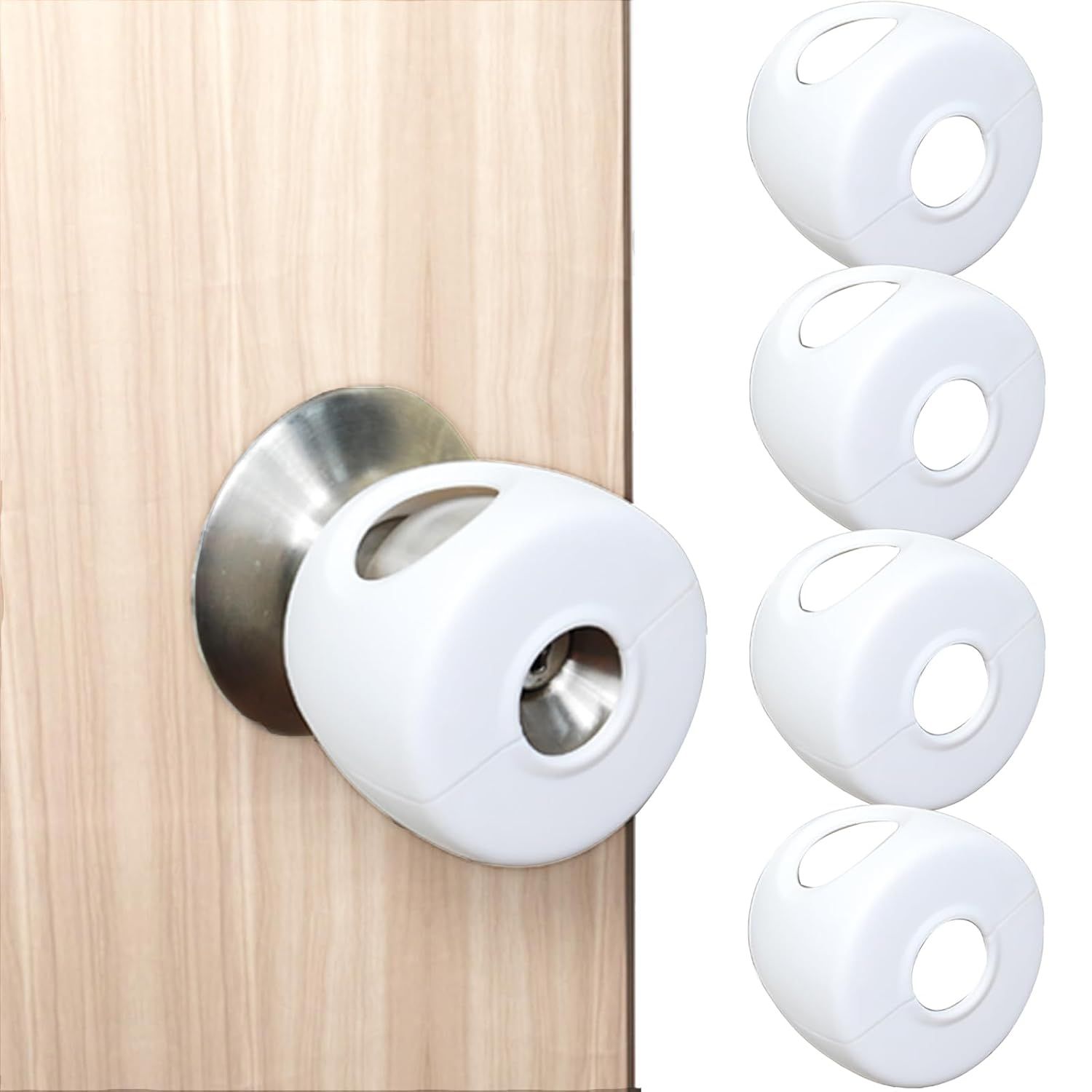 4Pack Door Knob Safety Cover for Kids