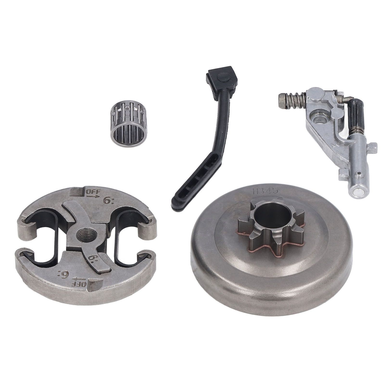 7 Teeth Clutch Drum Oil Pump Kit 17x30mm Gear Iron High Accuracy for Husqvarna 455 460 Chainsaw โ image 3