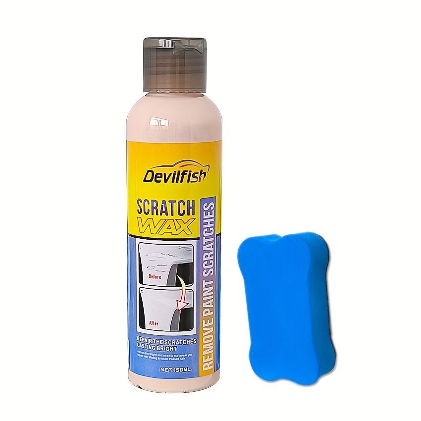 Car Scratch Repair Scratch Remover Paste Car Polish Car Wax DIY Car Detailing - Yellow - Size 01 โ image 2